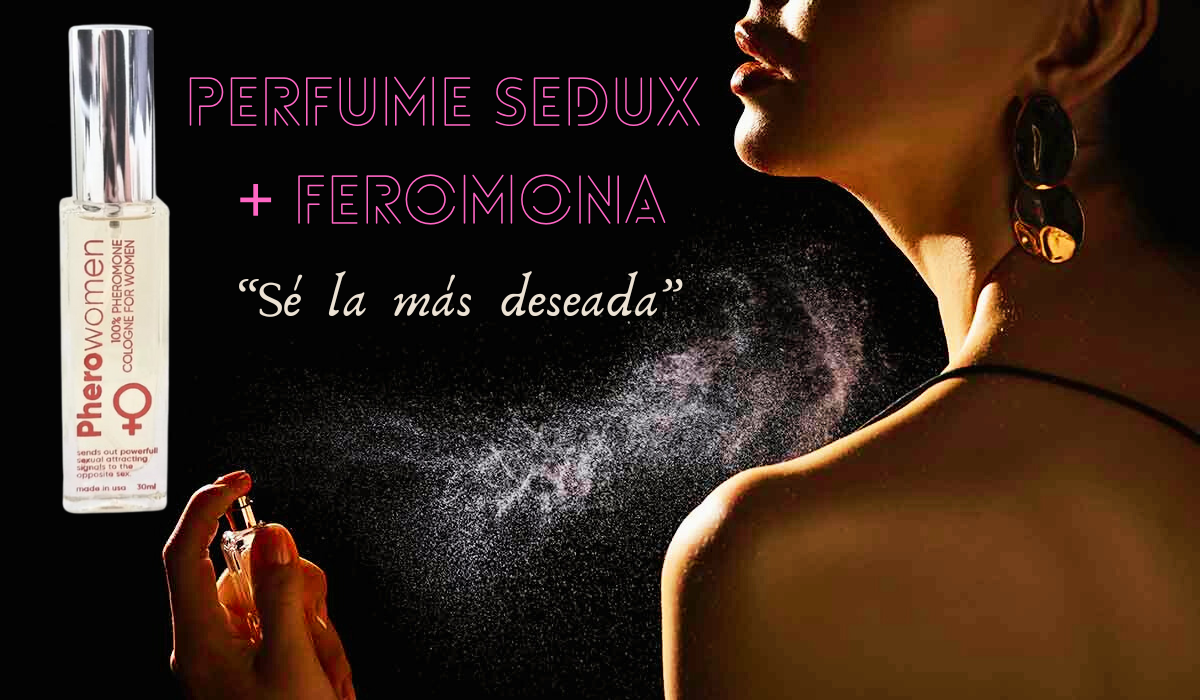 PERFUME SEDUX CON FEROMONA para mujer_ Conviértete en un imán de atracción